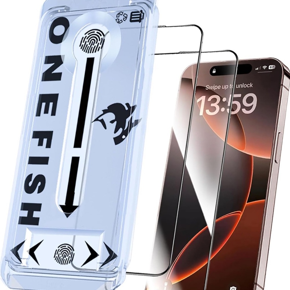 Clear OneFish Screen Protector for iphone 13 Pro Max/14 Plus